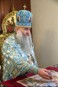 Божественная литургия на Архиерейском подворье – храме в честь иконы Божией Матери «Утоли моя печали» г.Саратова