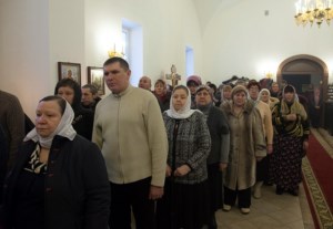 Божественная литургия в храме во имя святителя Николая Японского г. Саратова