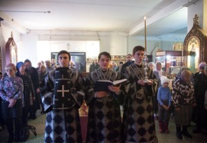 Литургия Преждеосвященных Даров в храме во имя святителя Тихона, Епископа Воронежского, Задонского чудотворца г.Саратова