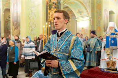 Всенощное бдение в Покровском храме г. Саратова
