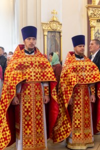 Божественная литургия в храме великомученика Георгия Победоносца г. Саратова