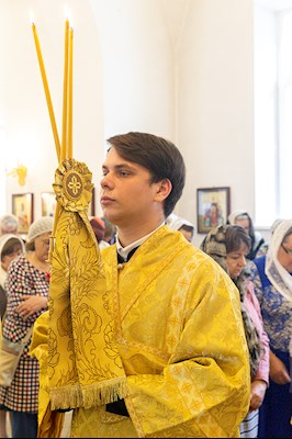 Епископ Манхэттенский Николай совершил Божественную литургию в храме святителя Николая Японского г. Саратова
