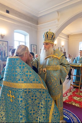 Всенощное бдение в храме Рождества Христова г. Вольска