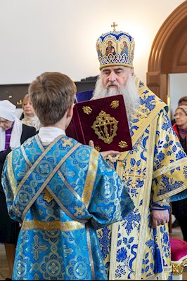 Божественная литургия в храма в честь иконы Божией Матери «Всех скорбящих Радость» г. Саратова