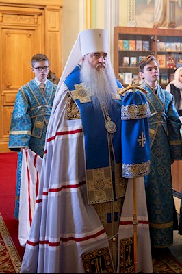 Всенощное бдение в храме Покрова Пресвятой Богородицы г. Саратова