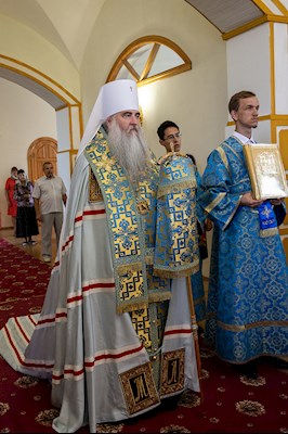 Всенощное бдение в храме в честь Казанской иконы Божией Матери р.п. Татищево