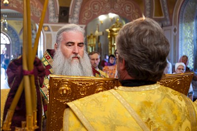 Всенощное бдение в Свято-Троицком кафедральном соборе г. Саратова