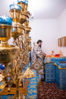 Митрополит Игнатий совершил Божественную литургию в храме в честь иконы Божией Матери «Скоропослушница» г. Шиханы Вольского района