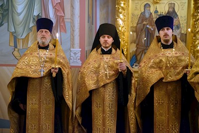 Митрополит Игнатий совершил всенощное бдение в Свято-Троицком кафедральном соборе г. Саратова