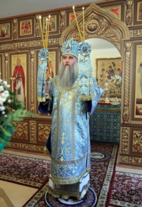 Божественная литургия в храме в честь иконы Божией Матери «Скоропослушница» гор.Шиханы Вольского района