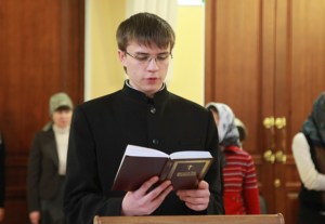 Литургия Преждеосвященных Даров на Архиерейском подворье — храме во имя святого апостола и евангелиста Иоанна Богослова при СПДС