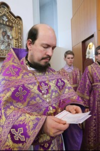 Божественная литургия в храме великомученика Георгия Победоносца г. Саратова