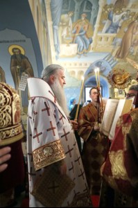 Всенощное бдение в Свято-Троицком кафедральном соборе г. Саратова