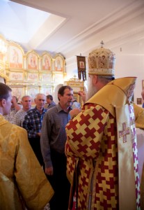 Всенощное бдение в храме в честь Рождества Христова г. Вольска