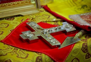 Божественная литургия в тюремном храме во имя святителя и чудотворца Николая при ОТБ №1 г. Саратова