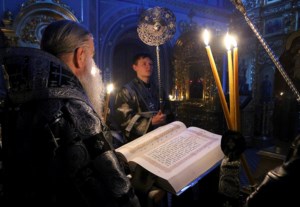 Пассия в Свято-Троицком кафедральном соборе г.Саратова