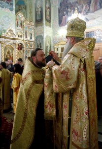 Всенощное бдение в храме в честь Покрова Пресвятой Богородицы г. Саратова