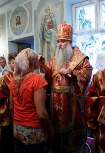 Всенощное бдение в храме святого великомученика и целителя Пантелеимона г. Саратова