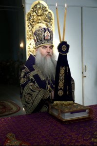 Божественная литургия в храме в честь Покрова Пресвятой Богородицы г.Петровска
