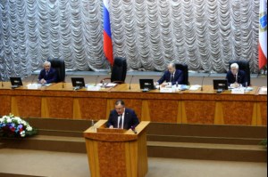 Митрополит Лонгин принял участие в работе собрания актива Саратовской области