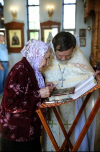 Божественная литургия в Свято-Алексиевском женском монастыре г.Саратова