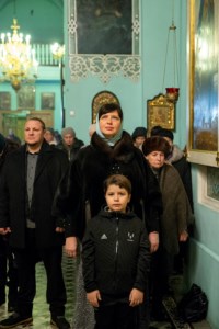 Божественная литургия в храме Сошествия Святого Духа г. Саратова