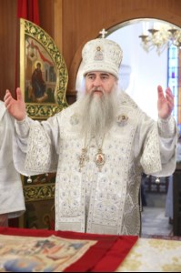 Божественная литургия на Архиерейском подворье — храме в честь иконы Божией Матери «Утоли моя печали» г. Саратова