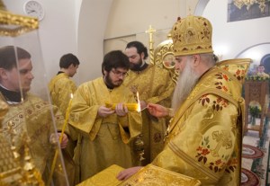 Великое освящение храма во имя святителя Иоанна Златоуста в п. Зональный г.Саратова