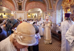 Всенощное бдение в Свято-Троицком кафедральном соборе г. Саратова