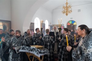 Пассия в храме в честь Успения Божией Матери г.Вольска