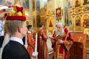 Таинство Венчания в Покровском храме г. Саратова