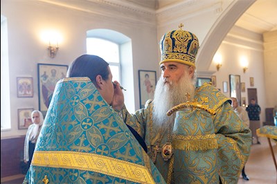 Всенощное бдение в храме Рождества Христова г. Вольска