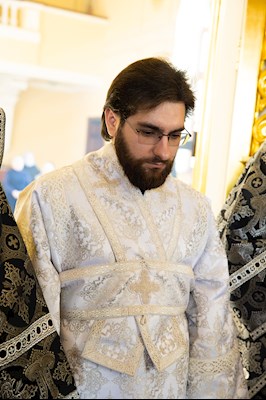 Митрополит Игнатий совершил Литургию Преждеосвященных Даров в храме святого апостола и евангелиста Иоанна Богослова при СПДС