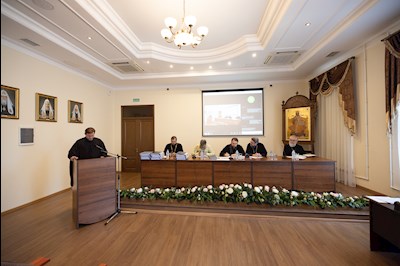 Митрополит Игнатий принял участие в защите выпускных квалификационных работ магистров в СПДС