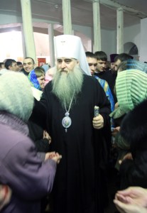Всенощное бдение в храме в честь Благовещения Пресвятой Богородицы города Саратова
