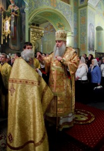 Всенощное бдение в храме в честь Покрова Пресвятой Богородицы г. Саратова