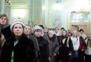 Всенощное бдение в храме в честь Покрова Пресвятой Богородицы Саратова