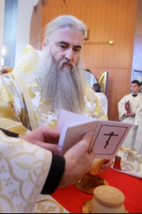 Божественная литургия в храме во имя святого великомученика Георгия Победоносца города Саратова
