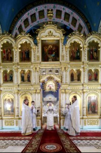 В праздник Крещения Господня Митрополит Лонгин совершил Божественную литургию и Чин Великого освящения воды