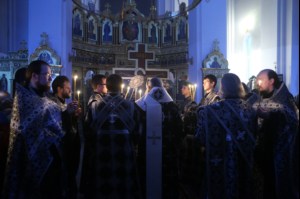 Пассия в храме во имя святого великомученика Георгия Победоносца г.Саратова