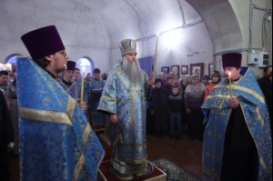 Всенощное бдение в храме Благовещения Пресвятой Богородицы г. Саратова