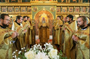 Божественная литургия в храме в честь Сретения Господня г. Саратова