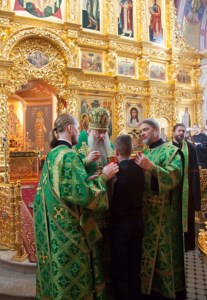 Божественная литургия в Свято-Троицком кафедральном соборе г.Саратова
