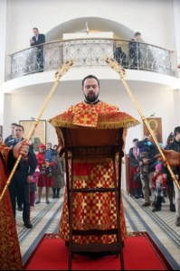 Божественная литургия в храме во имя святых первоверховных апостолов Петра и Павла г. Аткарска