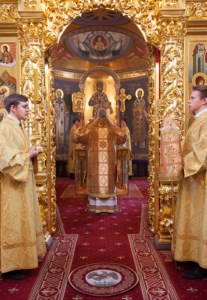 Божественная литургия в Свято-Троицком кафедральном соборе г.Саратова