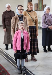 Литургия Преждеосвященных Даров в Свято-Никольском мужском монастыре г.Саратова