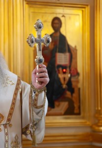 Божественная литургия на Архиерейском подворье — храме во имя святого апостола и евангелиста Иоанна Богослова при СПДС