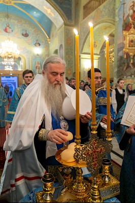 Всенощное бдение в Покровском храме г. Саратова