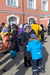 На территории Покровского храма г. Саратова прошел зимний праздник
