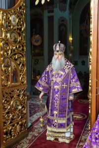 Литургия Преждеосвященных Даров в храме в честь Сошествия Святого Духа г. Саратова